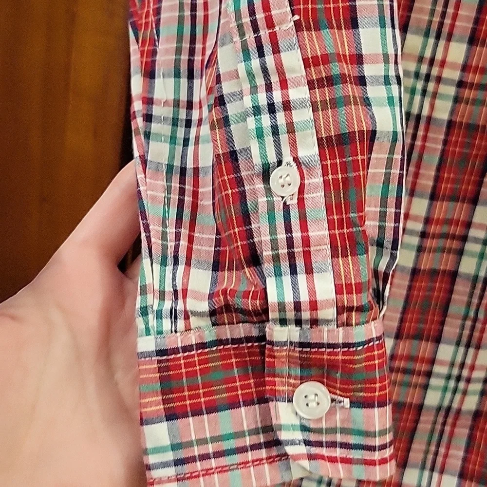 Red Plaid "Roscoe Shirt" by J. Bailey (Bailey Boys) in Size 8 Christmas Church - Picture 4 of 9